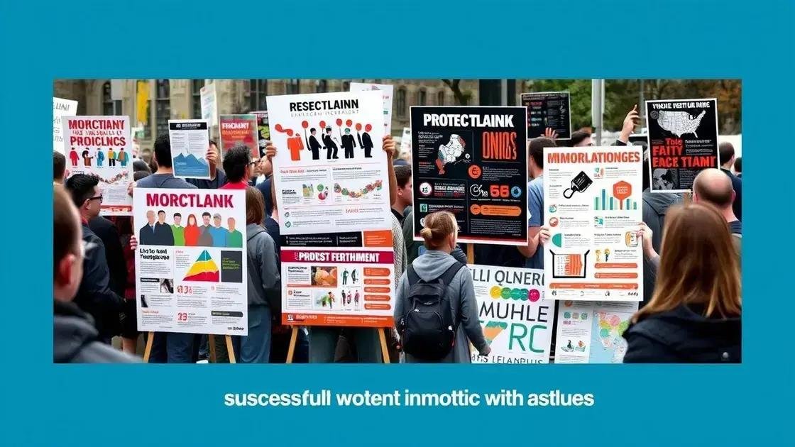 Case studies of successful protest infographic campaigns
