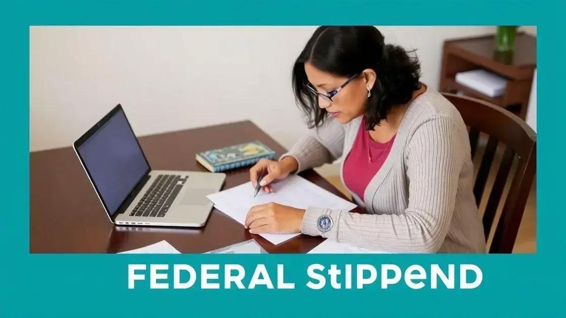 Steps to apply for the stipend