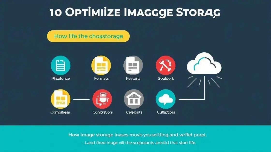 Tips for optimizing image storage