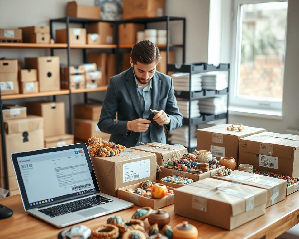 cómo organizar envíos de artesanías hechas a mano internacionalmente