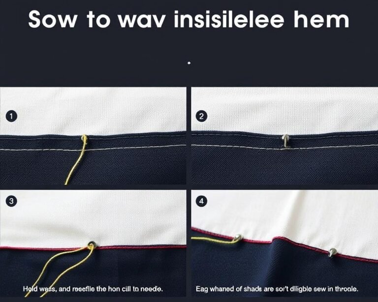 dobladillo invisible costura paso a paso