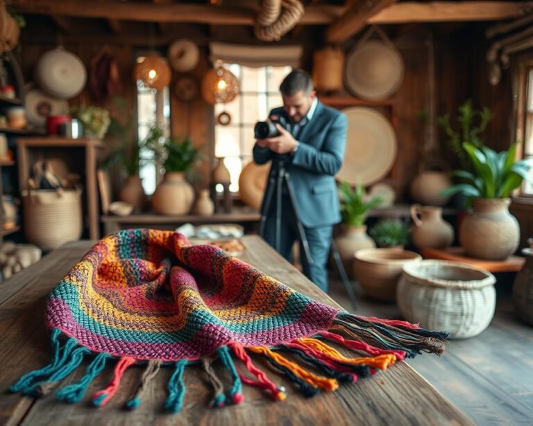 fotografía de producto para artesanías tejidos consejos profesionales