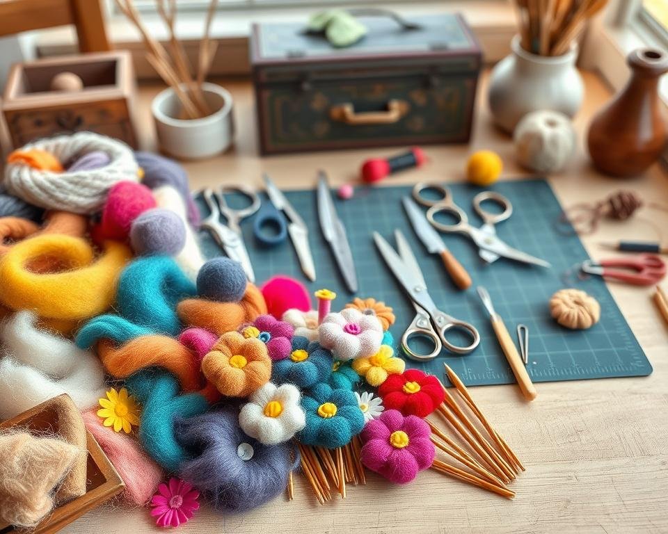 herramientas para fieltro