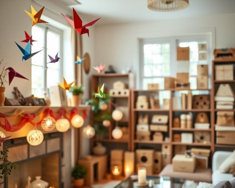 ideas de decoración con papel y cartón manualidades casa