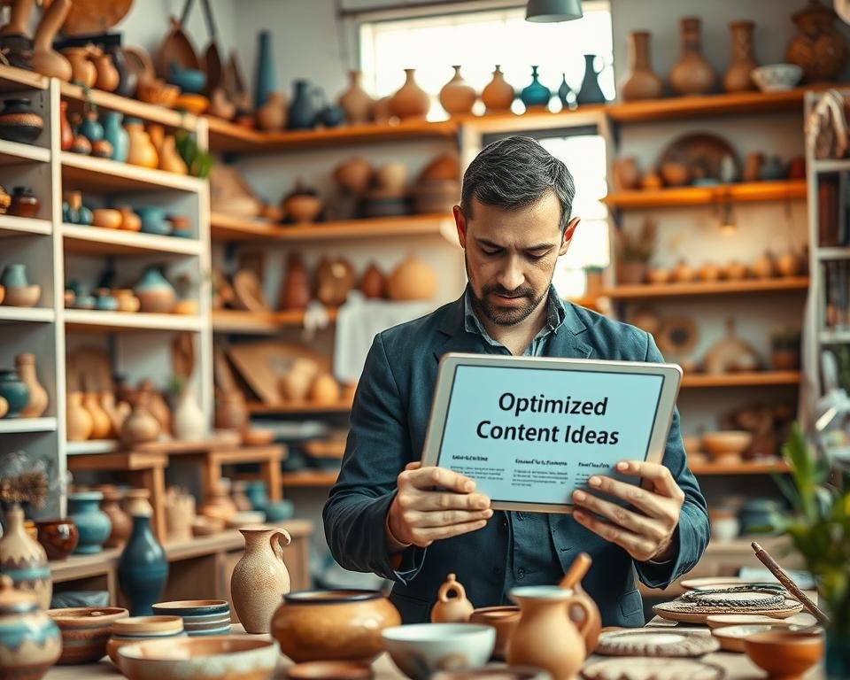 incrementar ventas artesanales con contenido optimizado