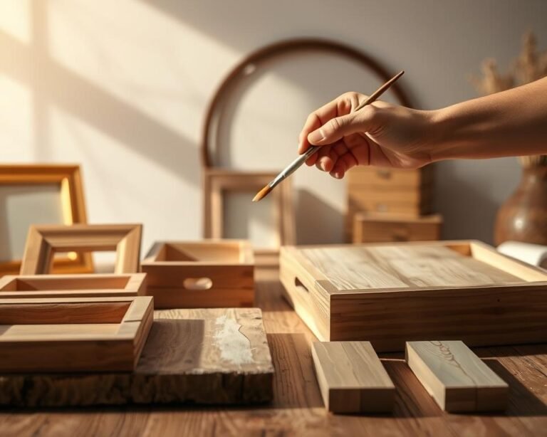 pintar madera para manualidades decoración hogar paso a paso