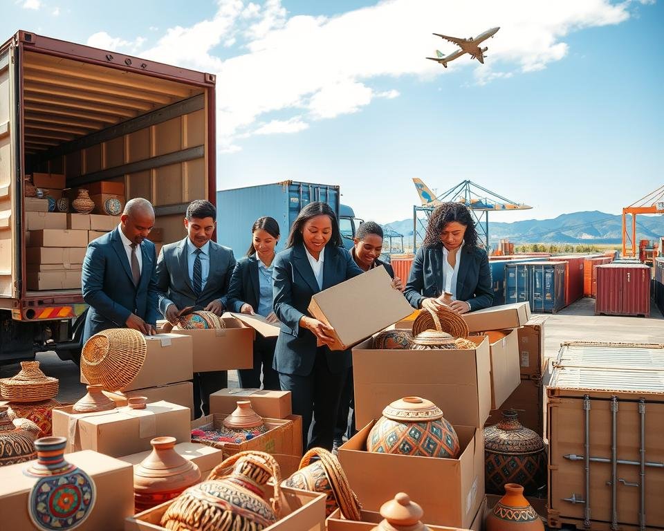 transporte de artesanías internacionales