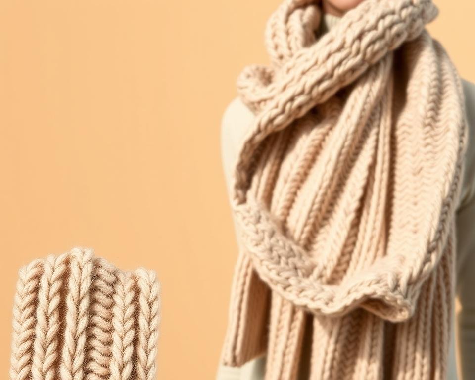 variaciones patrón punto arroz bufanda