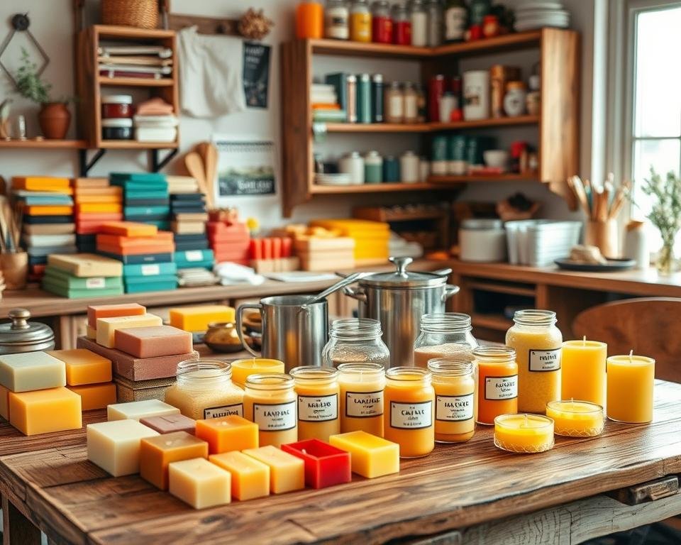 almacenamiento de velas