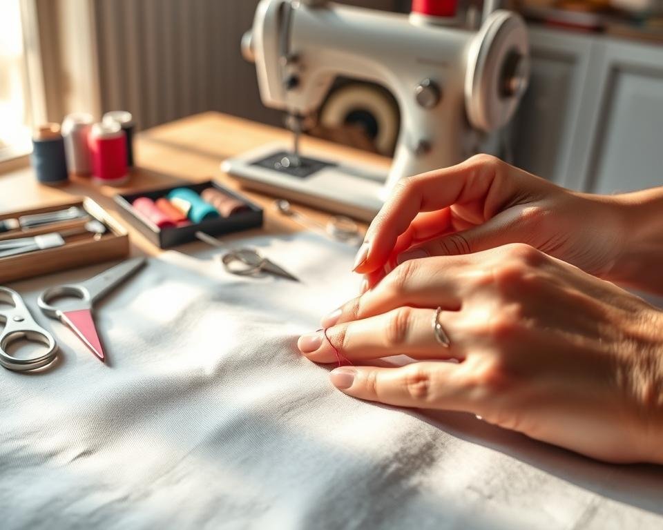 cómo hacer puntada recta