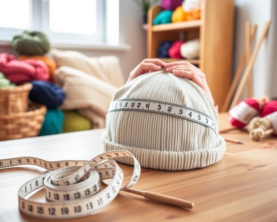 cómo tomar las medidas para gorro