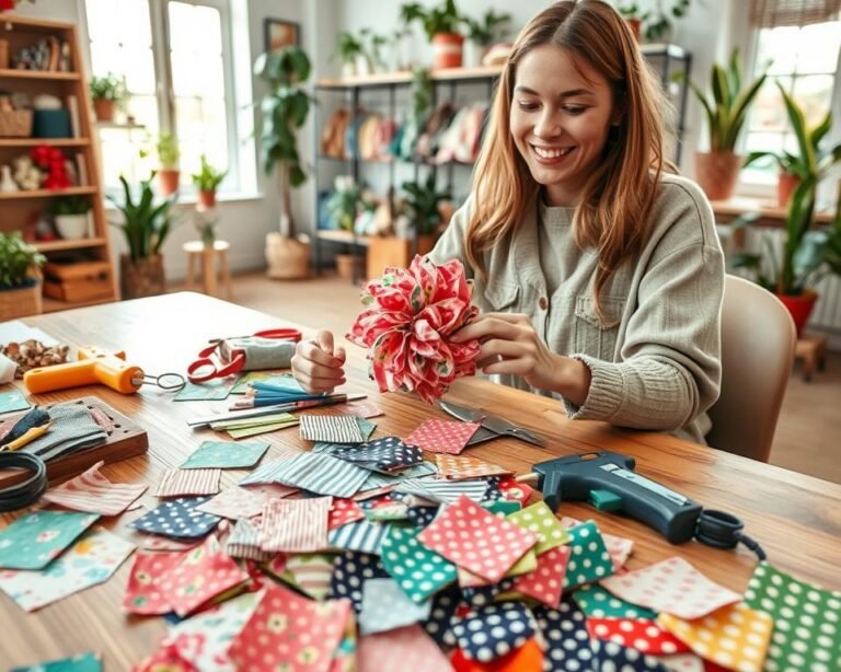 manualidades con tela reciclada fáciles paso a paso