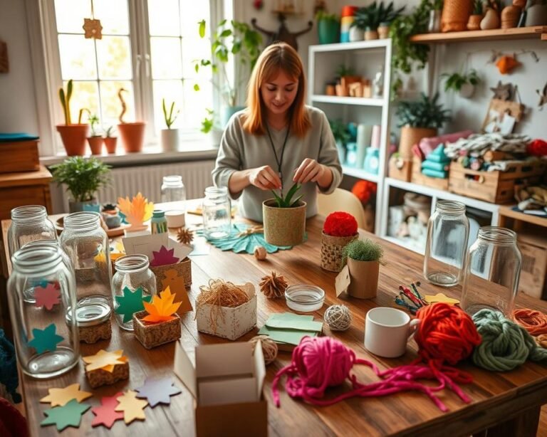 manualidades ecológicas con materiales reutilizados consejos prácticos