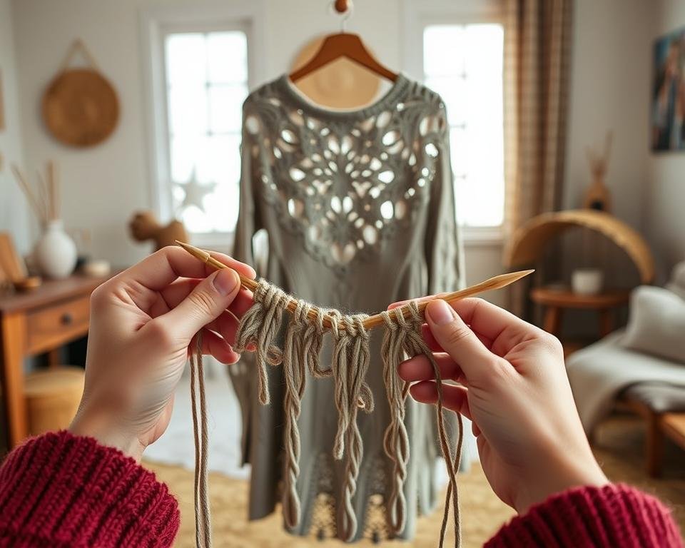 paso a paso punto fantasia suéter mujer