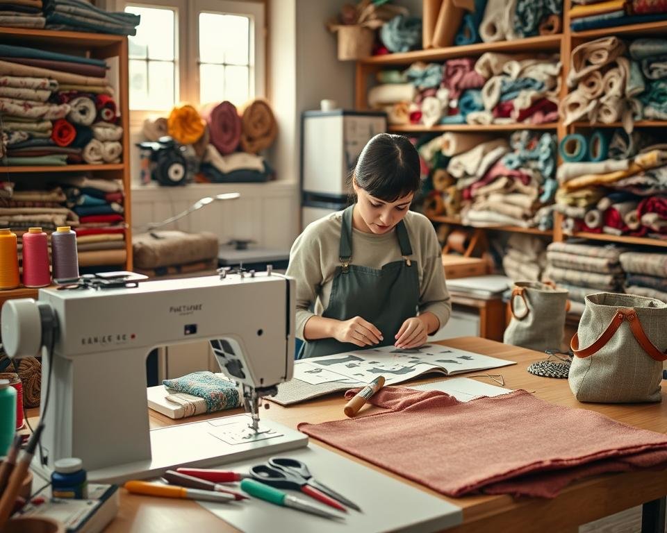 pasos para hacer bolsas de tela artesanal