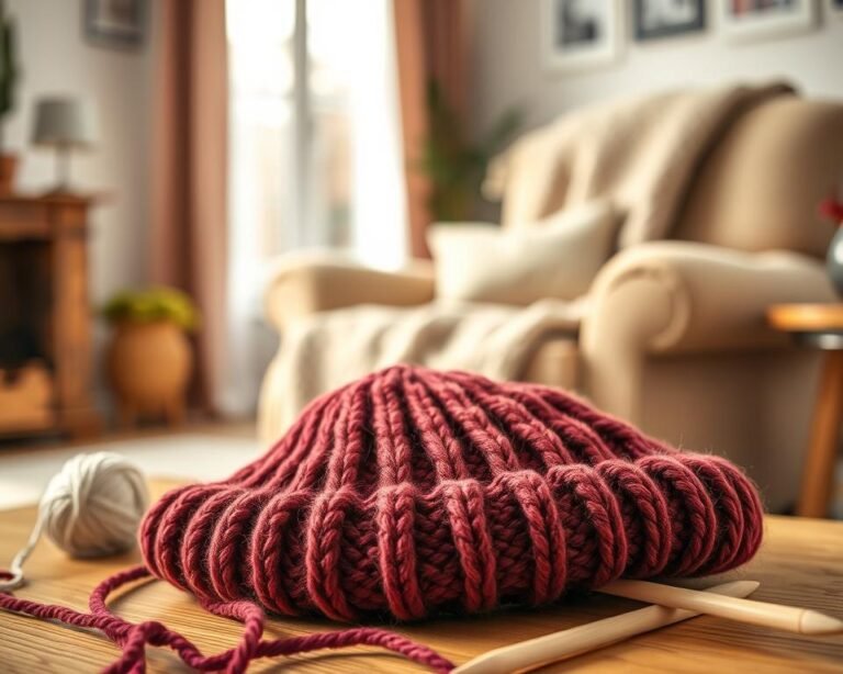 tejer gorro adulto punto elástico 1x1