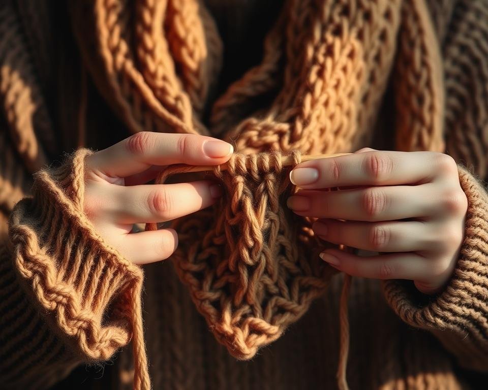 tejer pañuelo triangular a mano iniciación rápida