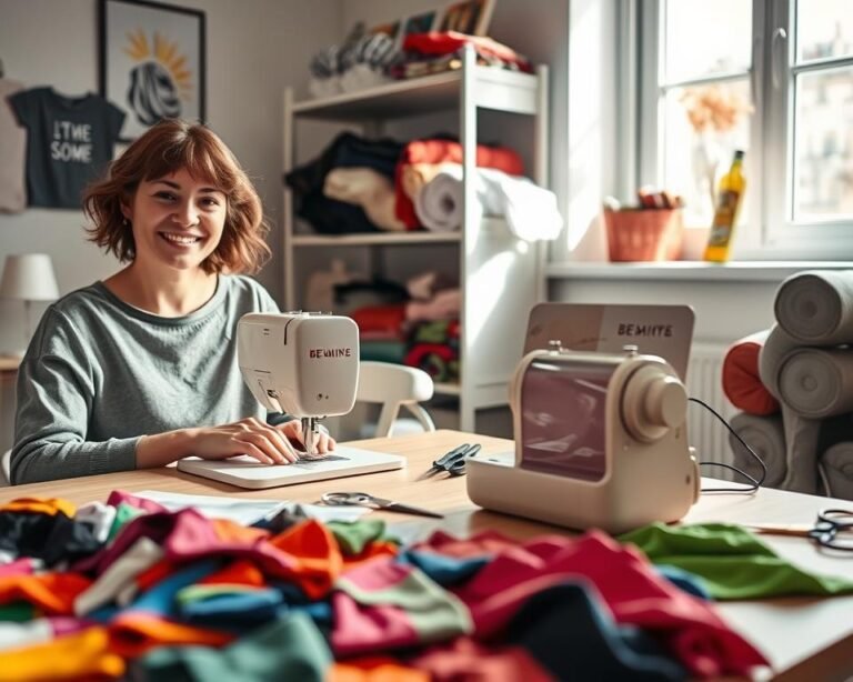 tutorial costura básica para principiantes tela camiseta reciclada