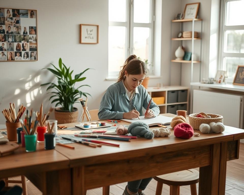 atención plena y manualidades
