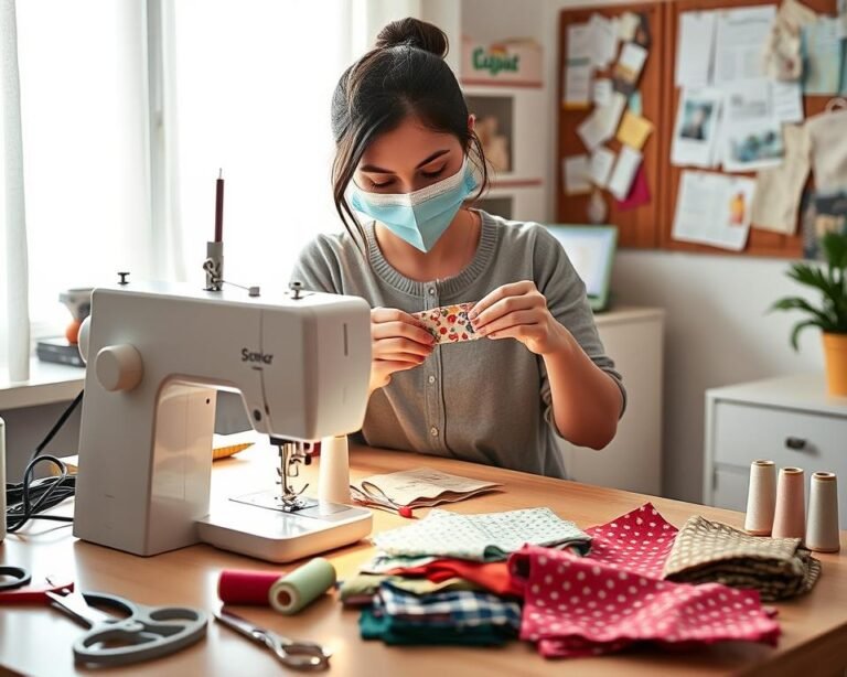 cómo coser mascarilla reutilizable tela cómoda instrucciones