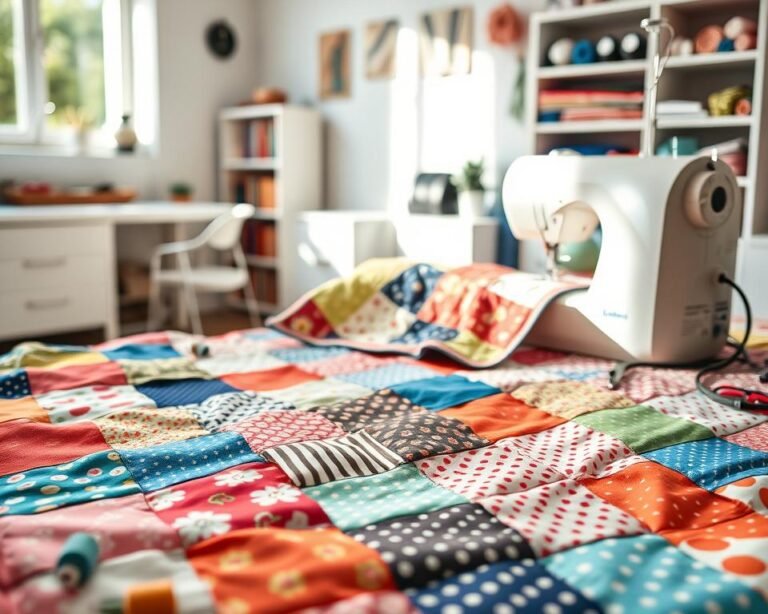 costura de patchwork sencilla manta cama tutorial completo