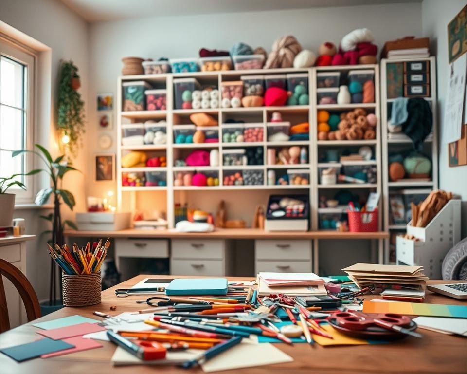 espacio para manualidades en casa