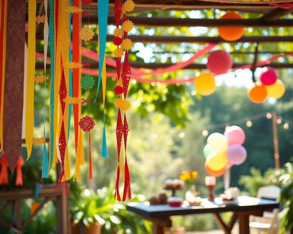 guirnaldas de papel de colores guirnaldas de papel de colores