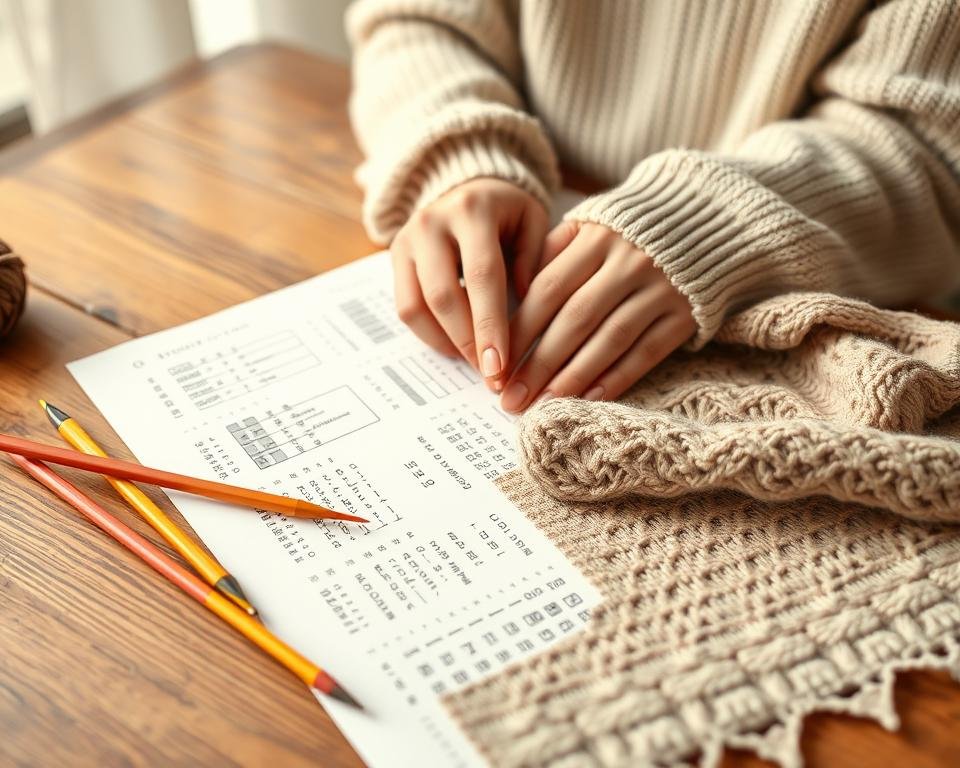 leer un patrón de tejido