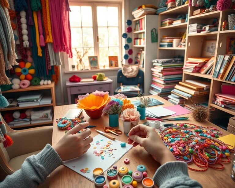 manualidades como hobby creativo y productivo