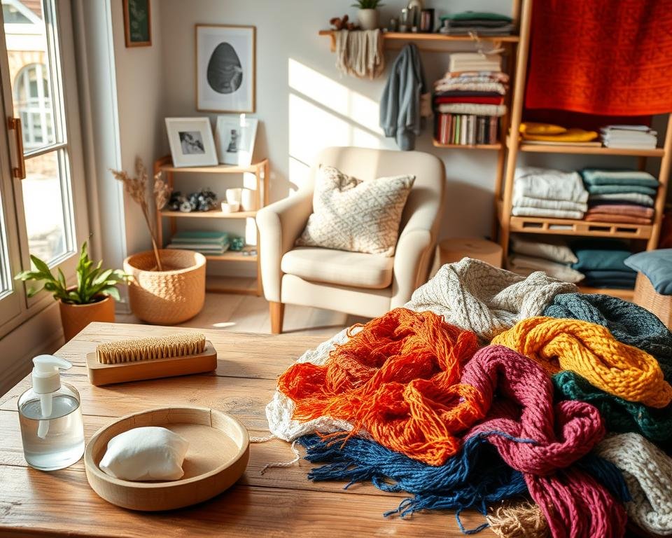 tejidos hechos a mano cuidados y mantenimiento básico