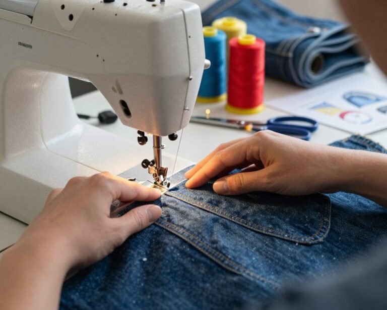 cómo coser denim grueso sin problemas