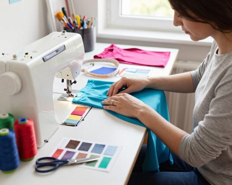 cómo coser ropa deportiva en casa