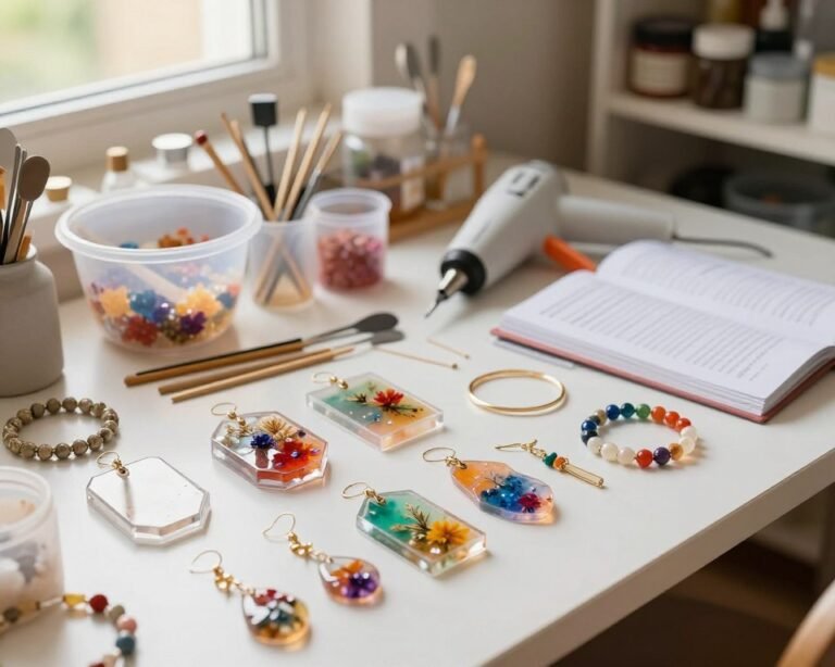 cómo hacer joyas de resina paso a paso