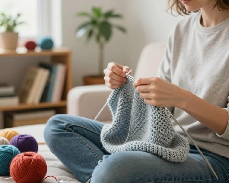 cómo tejer raglán desde arriba