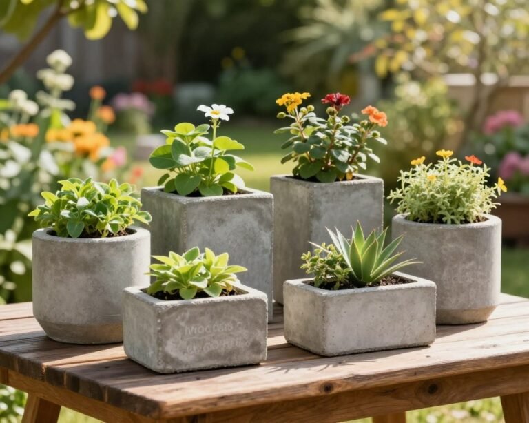macetas cemento
