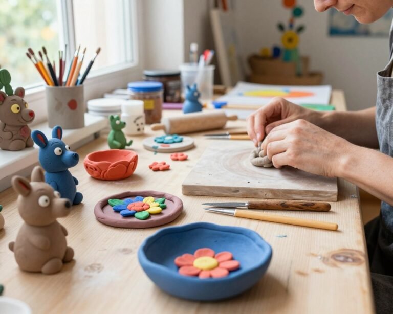 manualidades con arcilla de secado al aire