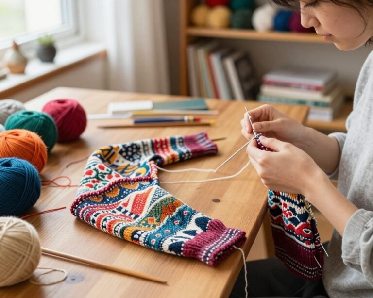 cómo tejer manga japonesa