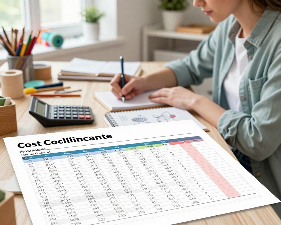 cómo usar plantilla de costos