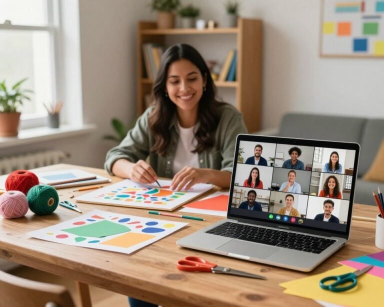 cómo crear un curso online de manualidades