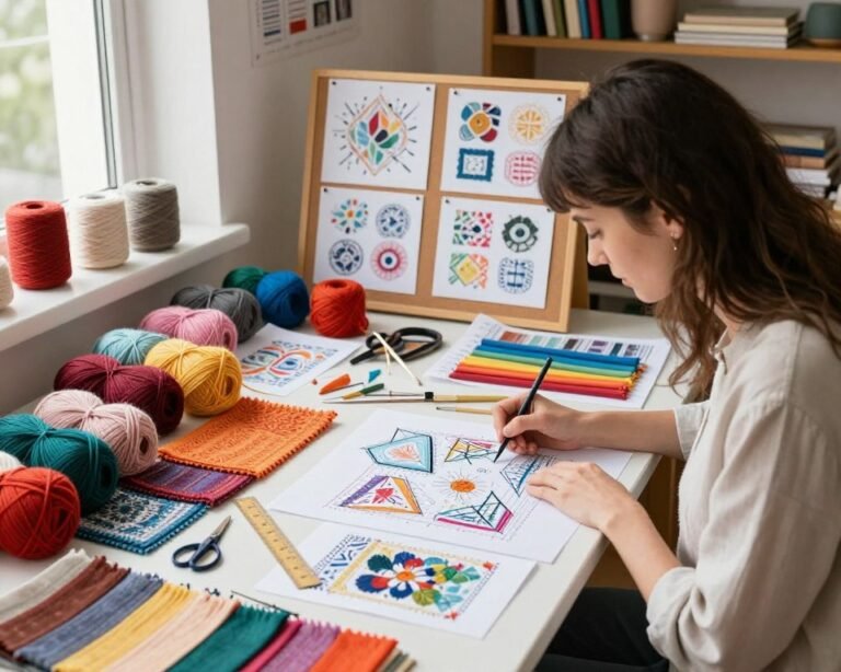 cómo diseñar tus propios patrones de tejido