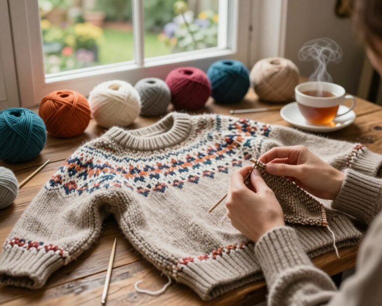 cómo tejer prendas oversize tendencia