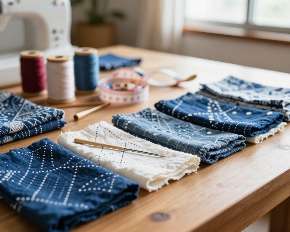 fabric sashiko