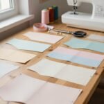 piezas patrón papel